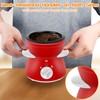 Mini Chocolate Melting Pot, Chocolate Fondue Fountain, 8.79OZ Warmer Machine