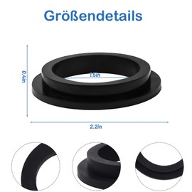 Flanliy Pool O-Oring for Intex, 5 Pieces Pool Rubber Sealing Rings Rubber Seal Round Pool Accessories for Intex Sand Filter Pump Replacement Parts 26323CA, 26323EH, 26331CA, 26331EH, 26337EH