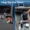 SINSEN Car Trash Can, Garbage Bin Mini Trashcan, Interior Automotive