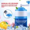 Manual Crushed Ice Maker, Countertop Ice Maker Machine Snow Cone