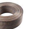 MOLIGOU Walnut Wood Veneer Roll, 2”×50’ Plywood Edge Banding Strips,