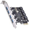 PCI-E to USB 3.0 5Gbps 4 Ports Expansion Card,Internal Converter