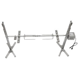 LOYALHEARTDY Roaster Tripod, 66 LBS BBQ Rotisserie Grill Stainless Steel Outdoor Campfire Cooking Tripod Roaster with 20W Motor Suitable for Pig, Lamb, Goat and Turkish barbecue