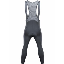 Przewalski Men's Cycling Bib Pants 4D Padded Bike Thermal Biking Tights Leggings Riding Bicycle Pants Grey