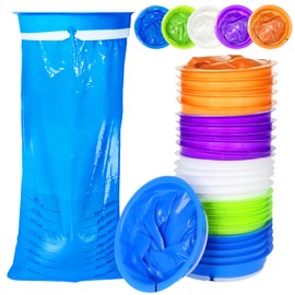 YSWOVUO Pack of 50 Burp Bags with Ring 1000 ml, High Density Breaking Bags with Mouthpiece, Poop Bags Car for Children Adults Pregnant Travel Sickness for Nausea and Vomiting