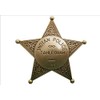 Denix Indian Police Star Brass Sheriff Star Cowboy Western