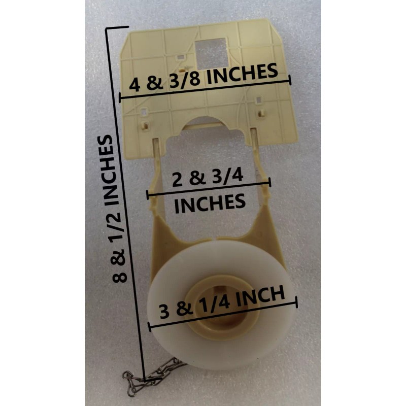 NUFLUSH Toto THU128 Flapper with Silicone Seal and Counter Balance