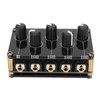 Mini Stereo 4 Channel Line Mixer Low Noise Professional 4