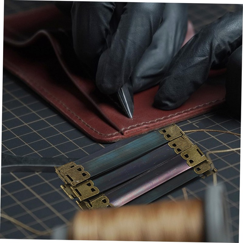 Garneck 10pcs 10cm Metal Flex Frames for Glasses Case Sewing