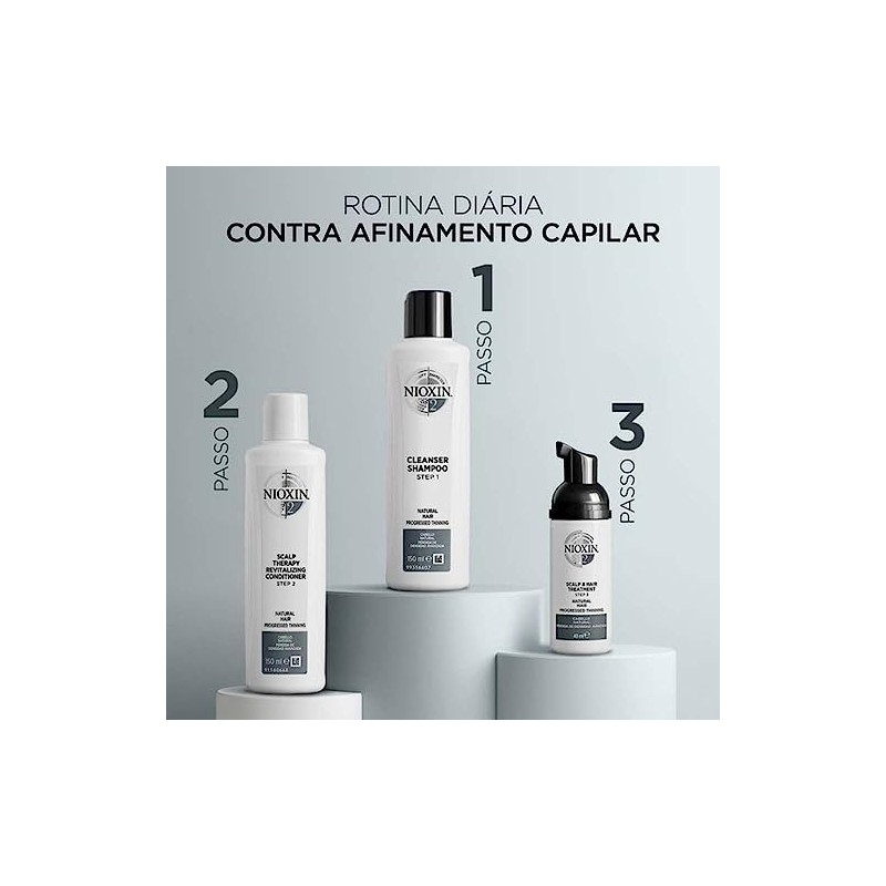Nioxin Shampoo Sistema #2 para Cabello Natural con Caída Excesiva,