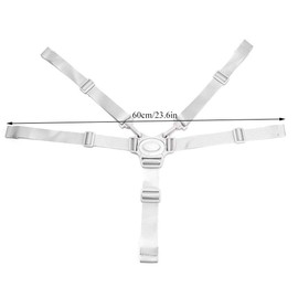 High Chair Harness Replacement, Baby Trend High Chair Replacement Straps, Adjustable 5 Point Harness Belt Suitable for Children Kid Pushchair
