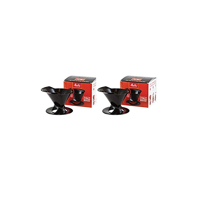 Melitta Ready Set Joe Single Cup Coffee Brewer, Black -