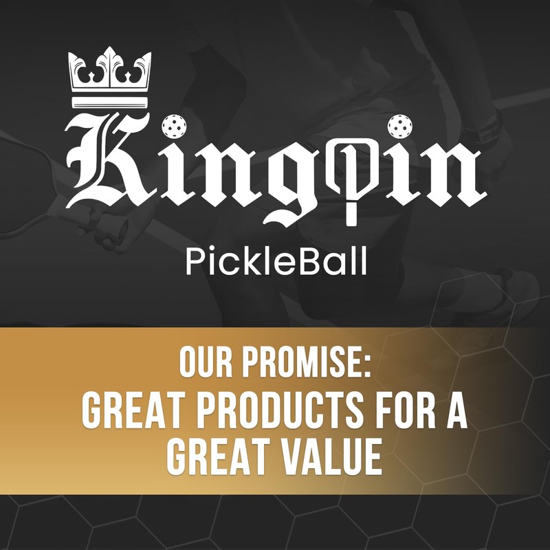 Kingpin Pickleball Balls – Precision-Engineered 2.9-Inch Diameter, Durable Polyethylene, Consistent