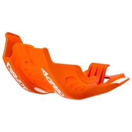 Acerbis Plastic Offroad Skid Plate KTM Orange/White For KTM 450 500 EXC-F XCF-W