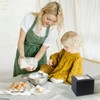 DOYIDE 20Pcs Mini Cake Boxes with Window, 6x6x5 Inches Black