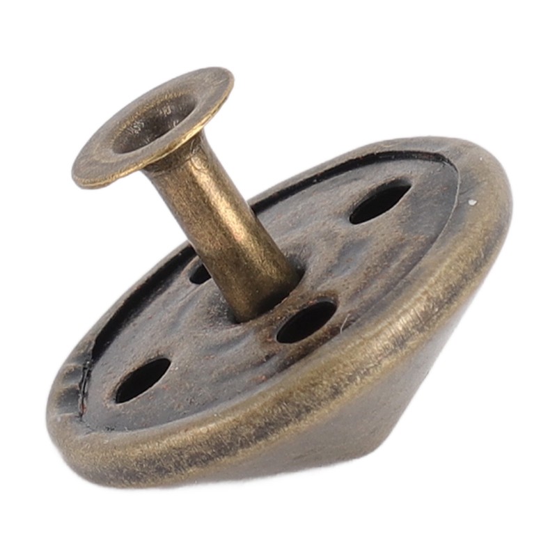 100 Sets Mushroom Rivets Stud 22mm DIY Iron Cone Spikes