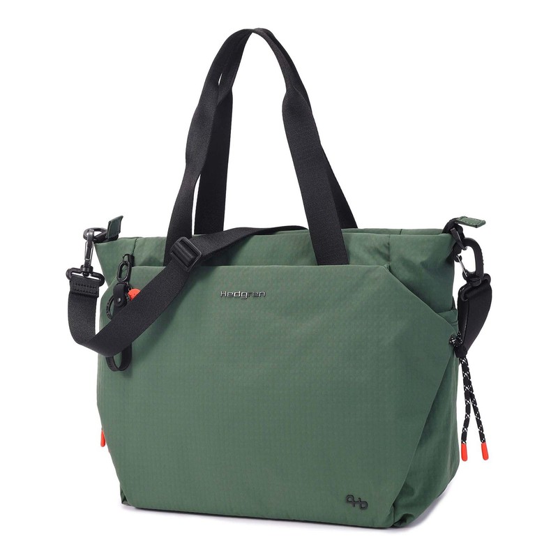 Hedgren Satoshi Tote Bag 14 Inches Duck Green, duck green