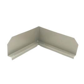 GutterWorks.com GUTTER VALLEY SPLASH GUARD-BENT (INSIDE CORNER) (3 CT) - CLAY