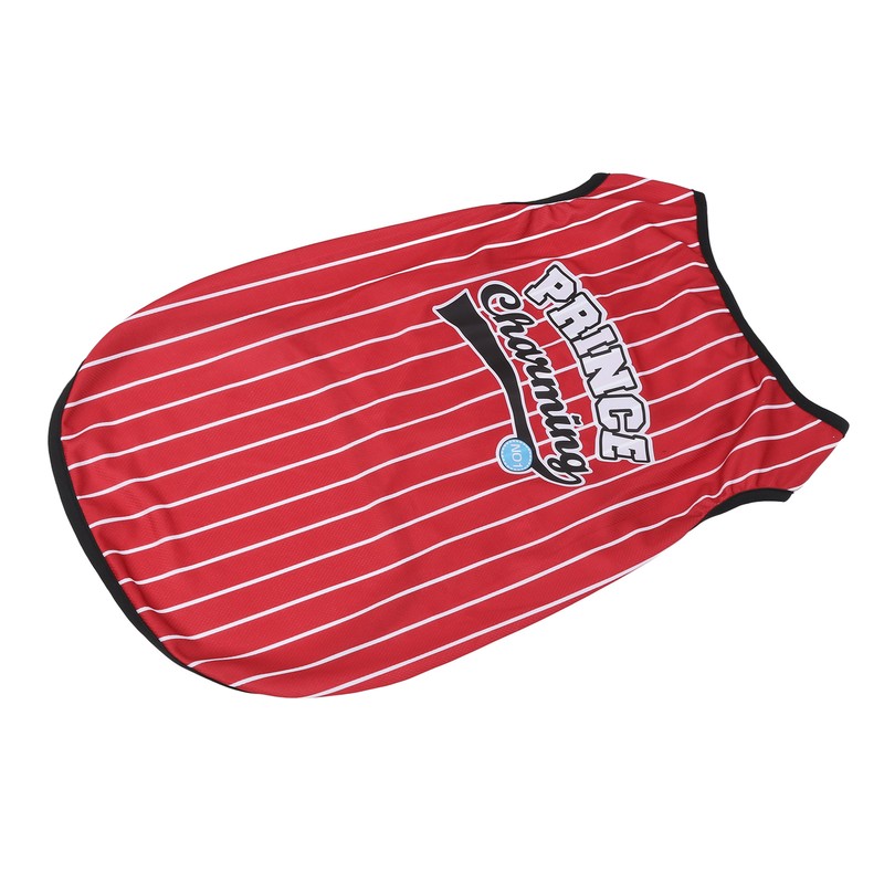 Pet Vertical Stripes Vest Vertical Stripes Classic Loose Prevent Sunburn