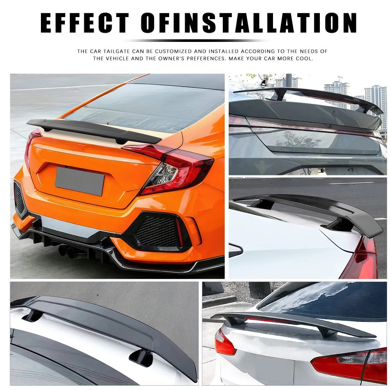 For Mazda Miata MX-5 MX5 Matte Black 47" Car Rear