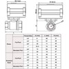 U.S. Solid 1 Inch Motorised Ball Valve, Stainless Steel, 220