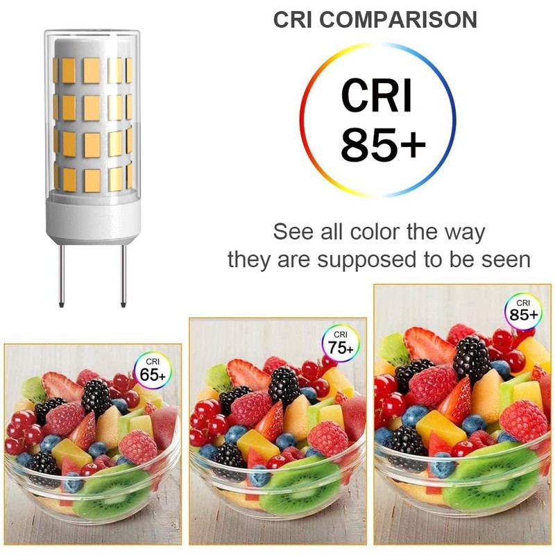 LUHMQ 3-Pack GY6.35 LED Bulbs AC110V-130V GY6.35 Bi-pin Base T4