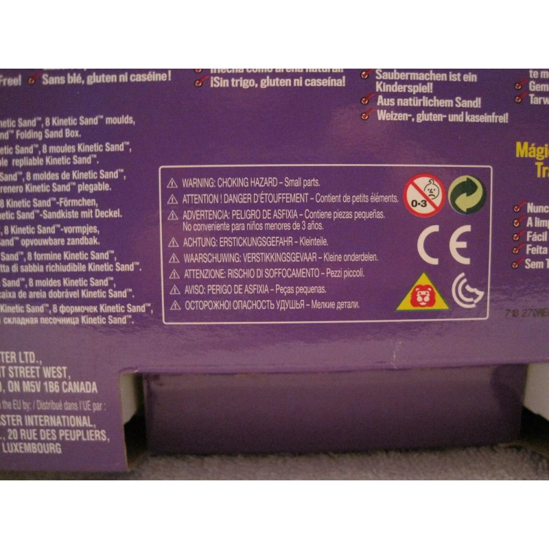 SPIN MASTER KINETIC FOLDING SAND BOX 3 LBS SAND WITH