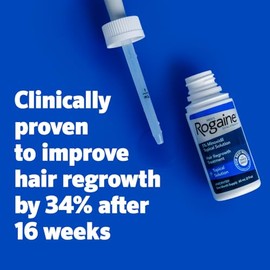 Solución Rogaine para hombres, suministro de un mes