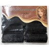 Annie Silky Satin Foam Rollers #1242, 8 Count Black Large