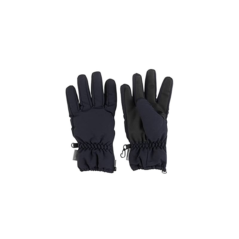 Sterntaler Side Zip Fleece Finger Gloves, navy