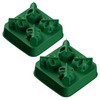 SHAPED 2-PACK 3D Ancient Alien Ice Mold Trays, Flexible Silicone