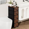 lurcns Narrow Storage Cabinet for Small Spaces Slim Bathroom Dresser