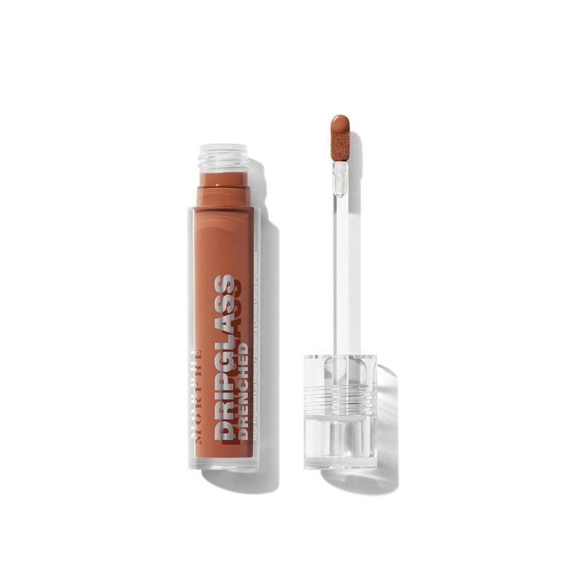 Morphe Dripglass Drenched High Pigment Lip Gloss - Shade: Cocoa
