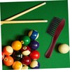 Kisangel Billiards Cleaning Brush Pool Table Necessity PVC Brush Hair