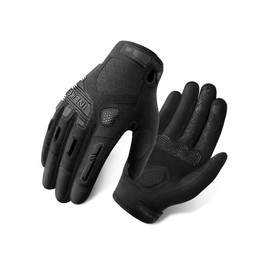 INBIKE MTB Mountain Bike Gloves Touchscreen with Thicken EVA Padded & TPR Knuckle Protection for BMX MX ATV Motorcycle