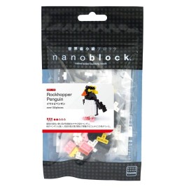 nanoblock - the original micro-sized building blocks - Rockhopper Penguin, 130 pcs