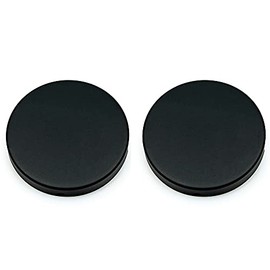 FELGNER Blind Rosette Protective Rosette (1 Pair) | Rosette with Keyhole Cover with Stainless Steel Privacy Screen | Round Shape in Matte Black