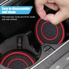 2PCS Car Cup Holder Coasters, 2.75 Inch Auto Non-Slip Anti
