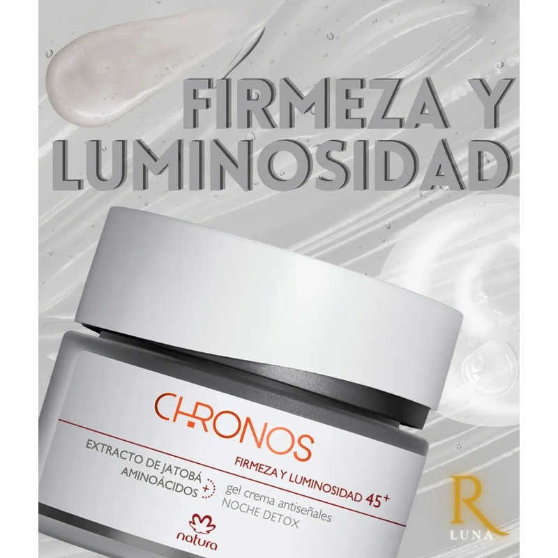 Chronos Gel-Crema Antiseñales Nocturno, Firmeza y Luminosidad