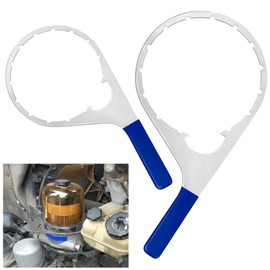 6" & 8" Fuel Filter Collar Vent Cap Wrench Set for Davco Fuel Water Separator 380134 382 482 483 782, Removal Tools Compatible with Detroit Diesel Truck DD13 DD15 DD16 & Navistar Engines