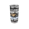 I Love Mountains Of Snow Snow Plow Stainless Steel Insulated