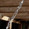POFET 10pcs M4 Stainless Steel 304 Hook& Hook Turnbuckle Wire
