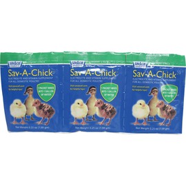 3 Set - Sav-A-Chick Electrolyte & Vitamin Supplement (3-0.2 oz Packets)
