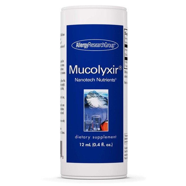 Allergy Research Group - Mucolyxir - Microdose DNA, Respiratory Airway Support - 12 mL (0.4 fl oz)