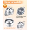 ZORUNNA 40 PCS Conveyor Rollers Bearings, 360° Smooth Low Profile