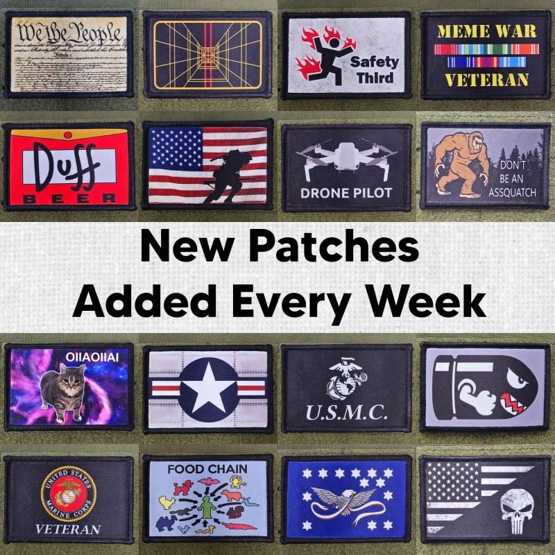 Galactic Empire Patch Moral Tactical Military Army USA Flag Hook