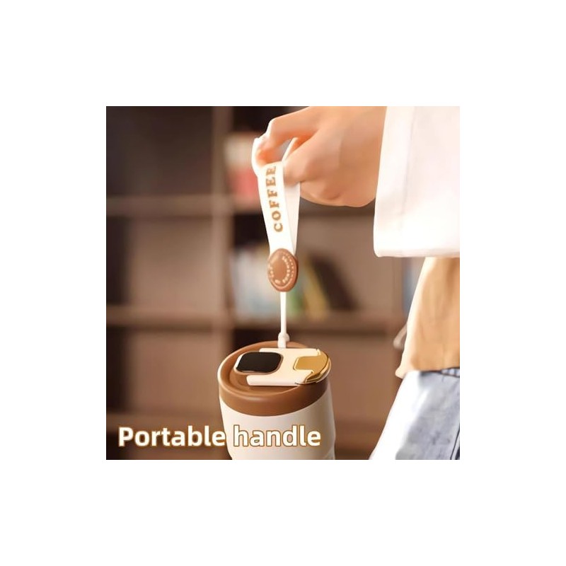 meiliyadexin - Termo de café con visualización de temperatura, termo