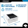Visioneer Rabbit P35dn Laser Printer, Monochrome USB Office Printer for