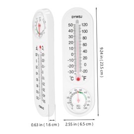 MAGICLULU Accurate Indoor Thermometer Humidity Monitor High Precision Hygrometer for Home Use Multifunctional Display for Temperature Humidity Levels for Bedrooms