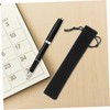25 Pcs Black Velvet Drawstring Pen Pouch - Soft Protective